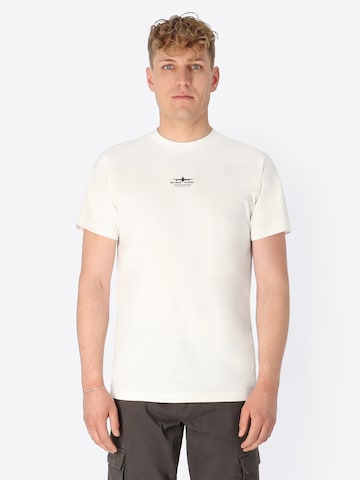 SPITZBUB Shirt 'Fly' in Weiß: Vorderseite