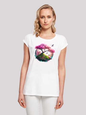 T-shirt F4NT4STIC en blanc : devant