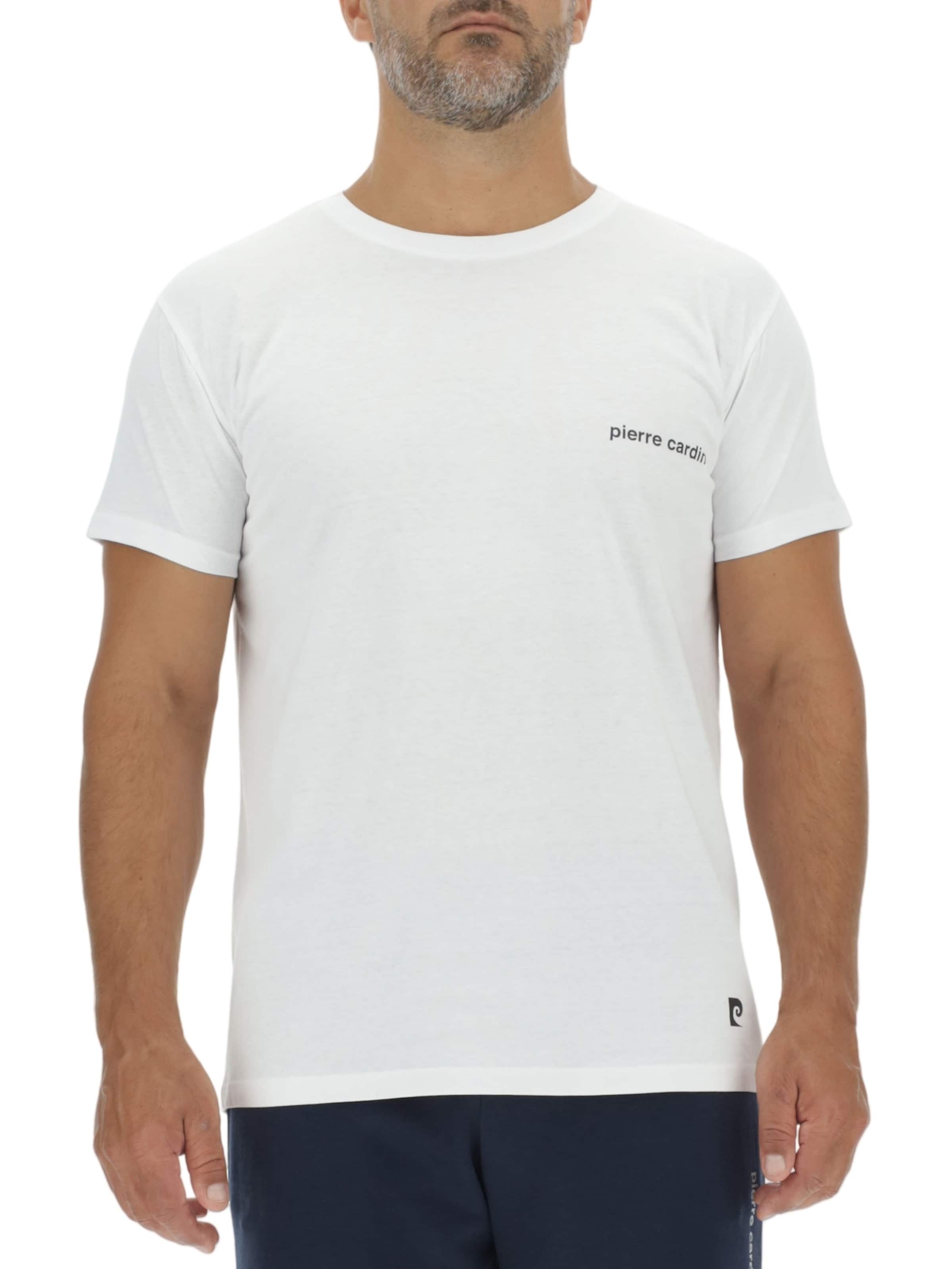 PIERRE CARDIN Shirt in Wit: voorkant