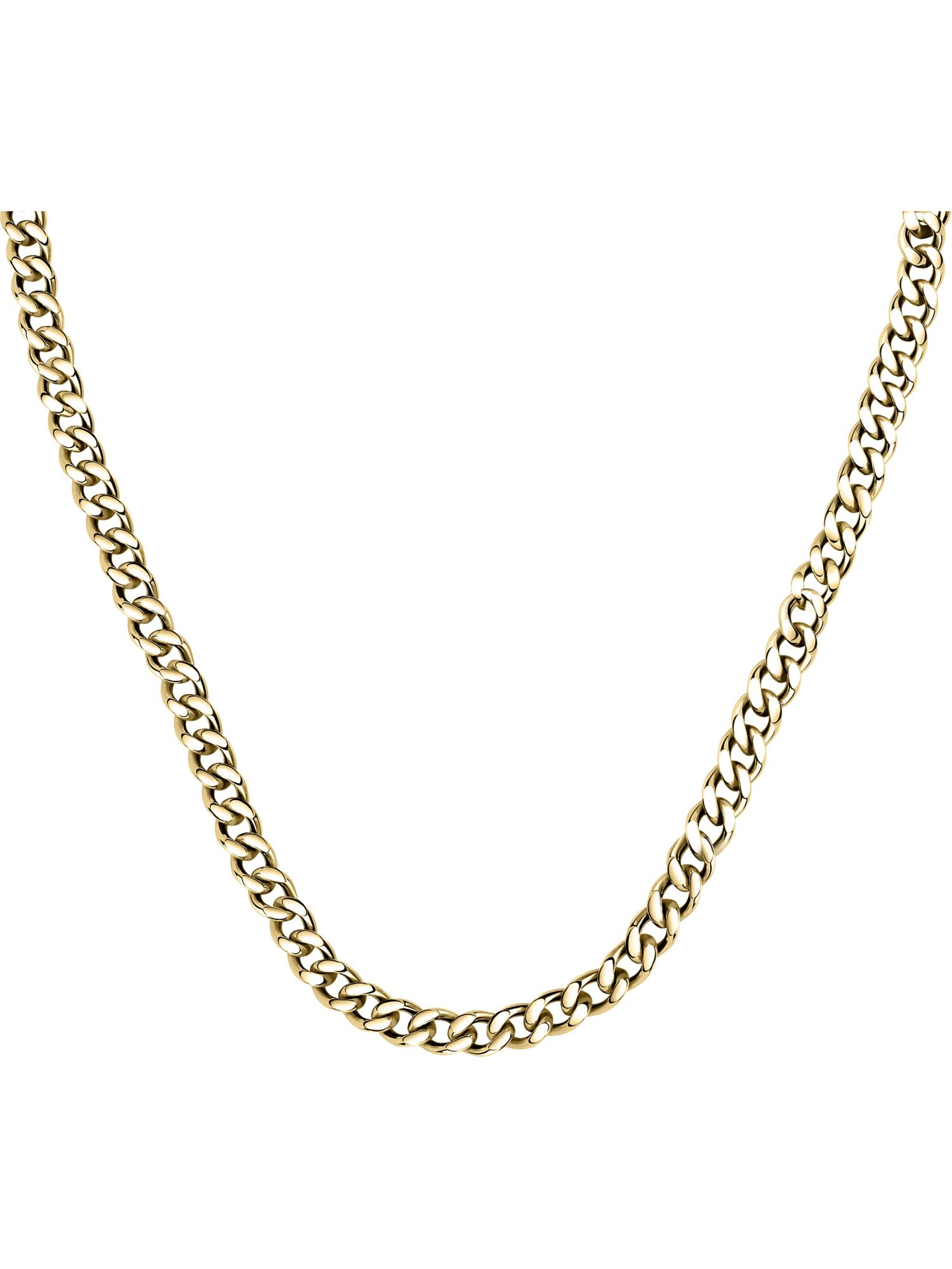 FAVS Necklace in Gold: front
