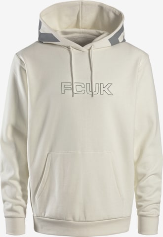 FCUK Sweatshirt in Beige: predná strana