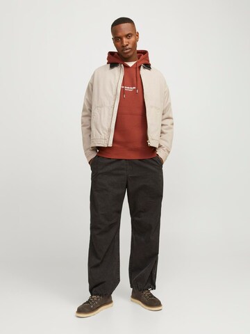 JACK & JONES Sweatshirt 'JJVesterbro' in Brown