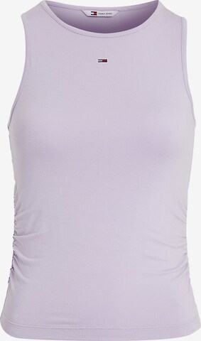 Tommy Jeans Top 'Essential' in Lila: predná strana