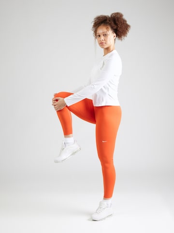 NIKE Skinny Παντελόνι φόρμας 'Pro' σε πορτοκαλί
