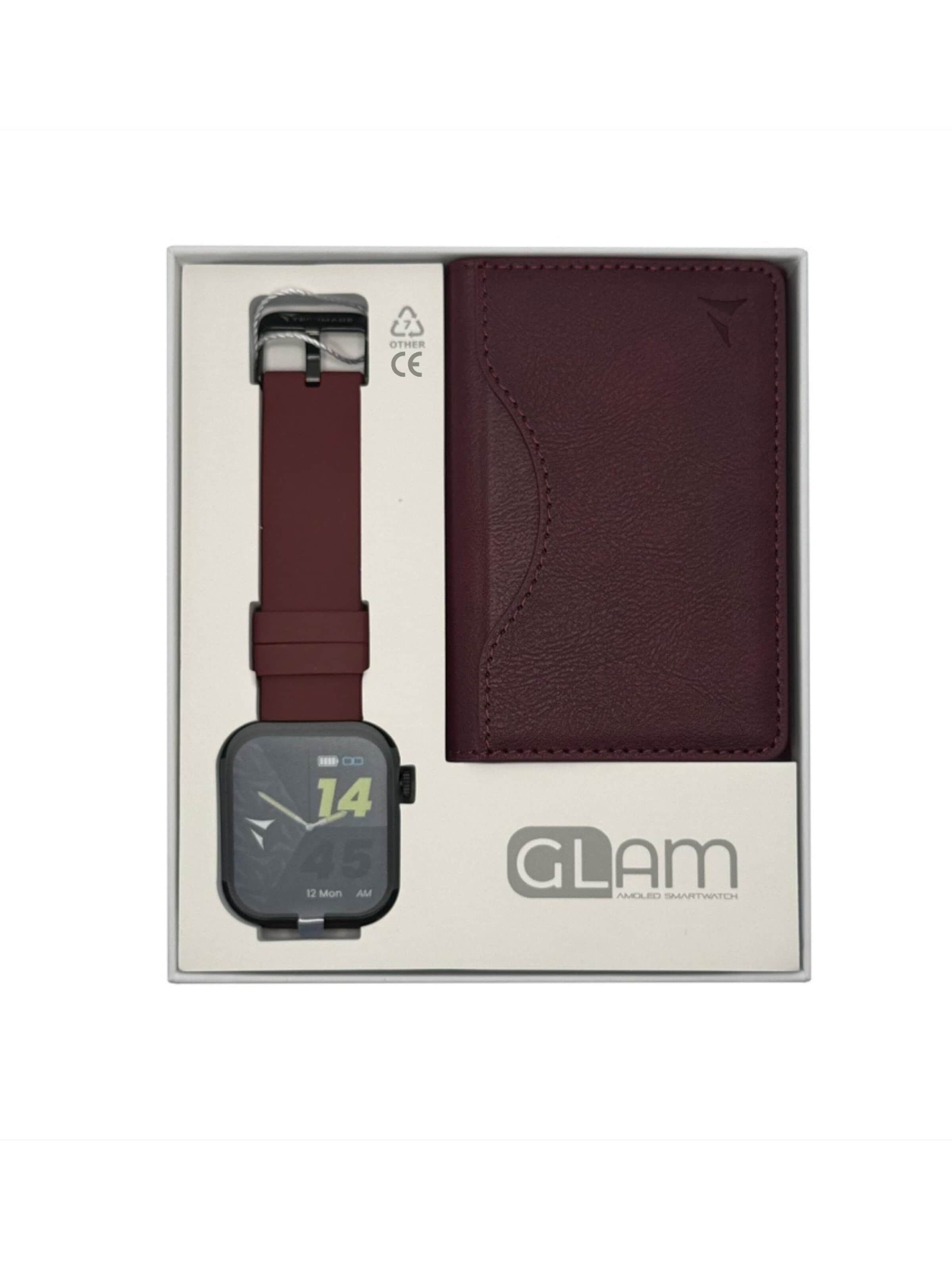 Techmade Digital Watch in Red