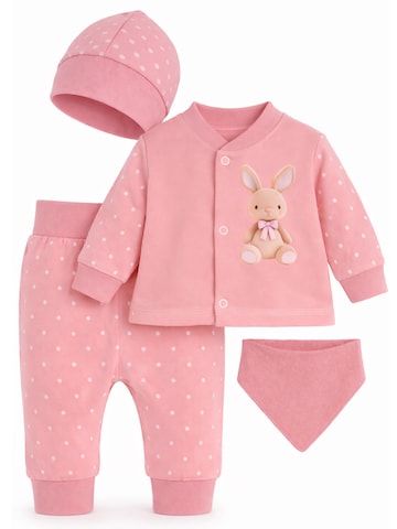 La Bortini Set in Pink: front