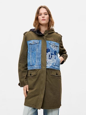Parka mi-saison 'Desigual x Disney™' Desigual en vert : devant