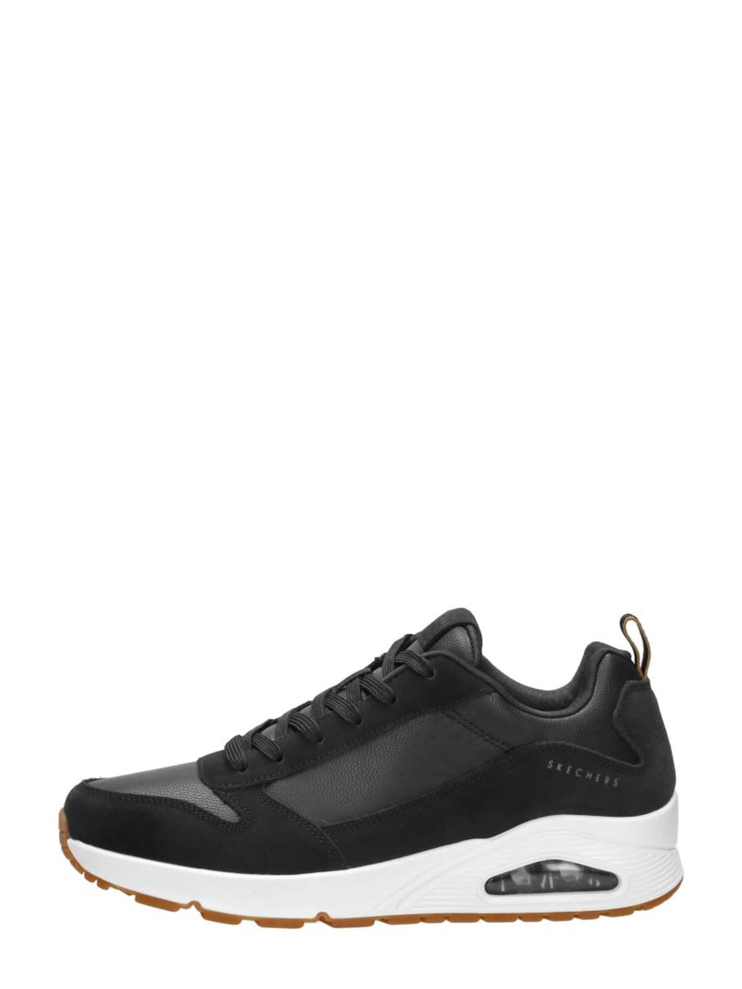 SKECHERS Sneakers laag 'Uno - Stacre' in Zwart: voorkant