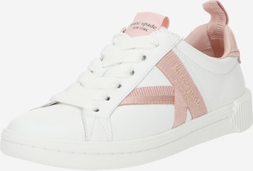 Sneaker bassa 'SIGNATURE' di Kate Spade in bianco: frontale