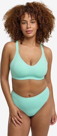 cfab (formerly creamy fabrics) - Sujetador 'Seamless Compact Push-Up BH' en verde: frente