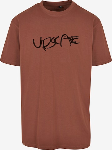 MT Upscale T-shirt 'Giza' i brun: framsida