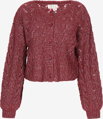 IZIA Gebreid vest in Rood: voorkant