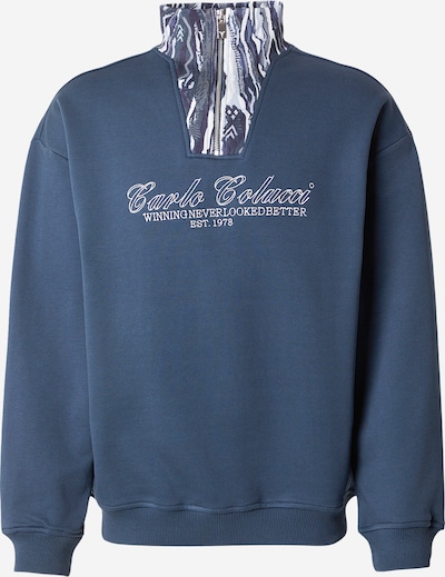 Megztinis be užsegimo 'Favaro' iš Carlo Colucci, spalva – tamsiai mėlyna / balta, Prekių apžvalga