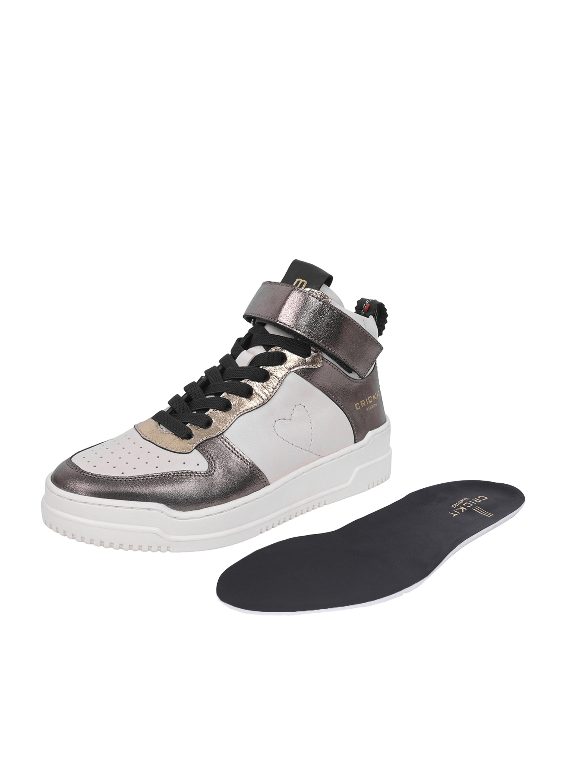 Baskets hautes ' PEARL ' Crickit en mélange de couleurs