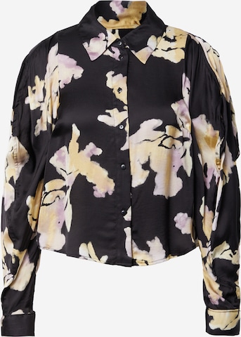 OBJECT - Blusa 'ALEA' en negro: frente