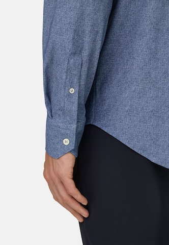 Boggi Milano Regular fit Overhemd in Blauw