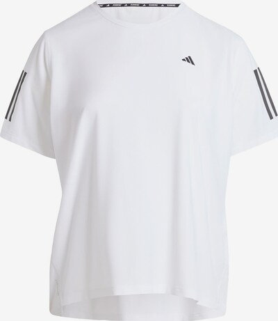 ADIDAS PERFORMANCE T-shirt fonctionnel 'Own The Run' en noir / blanc, Vue avec produit