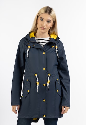 Schmuddelwedda Between-Season Jacket in Blue: front