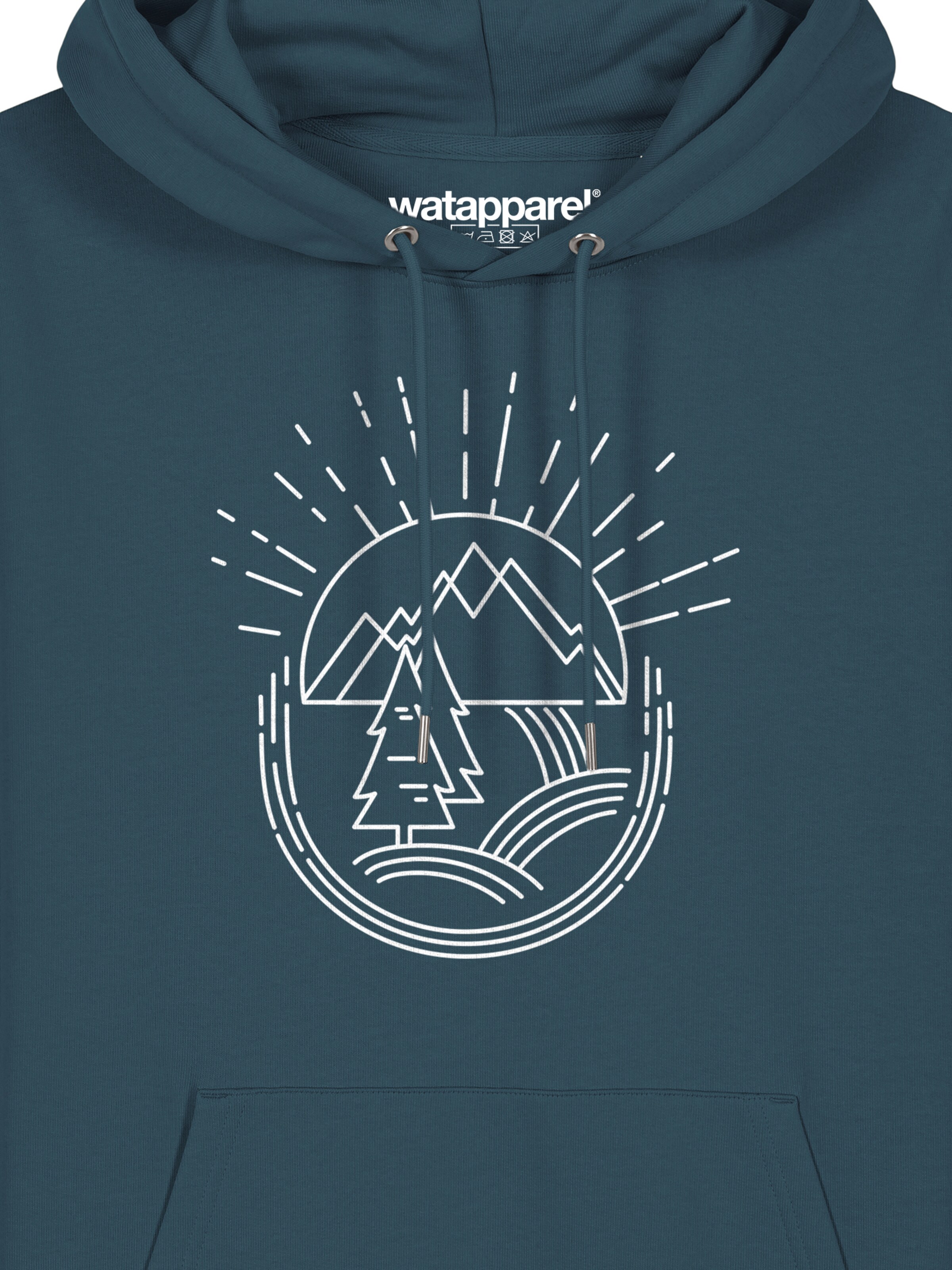 Felpa 'Natur ist schön' di Watapparel in blu