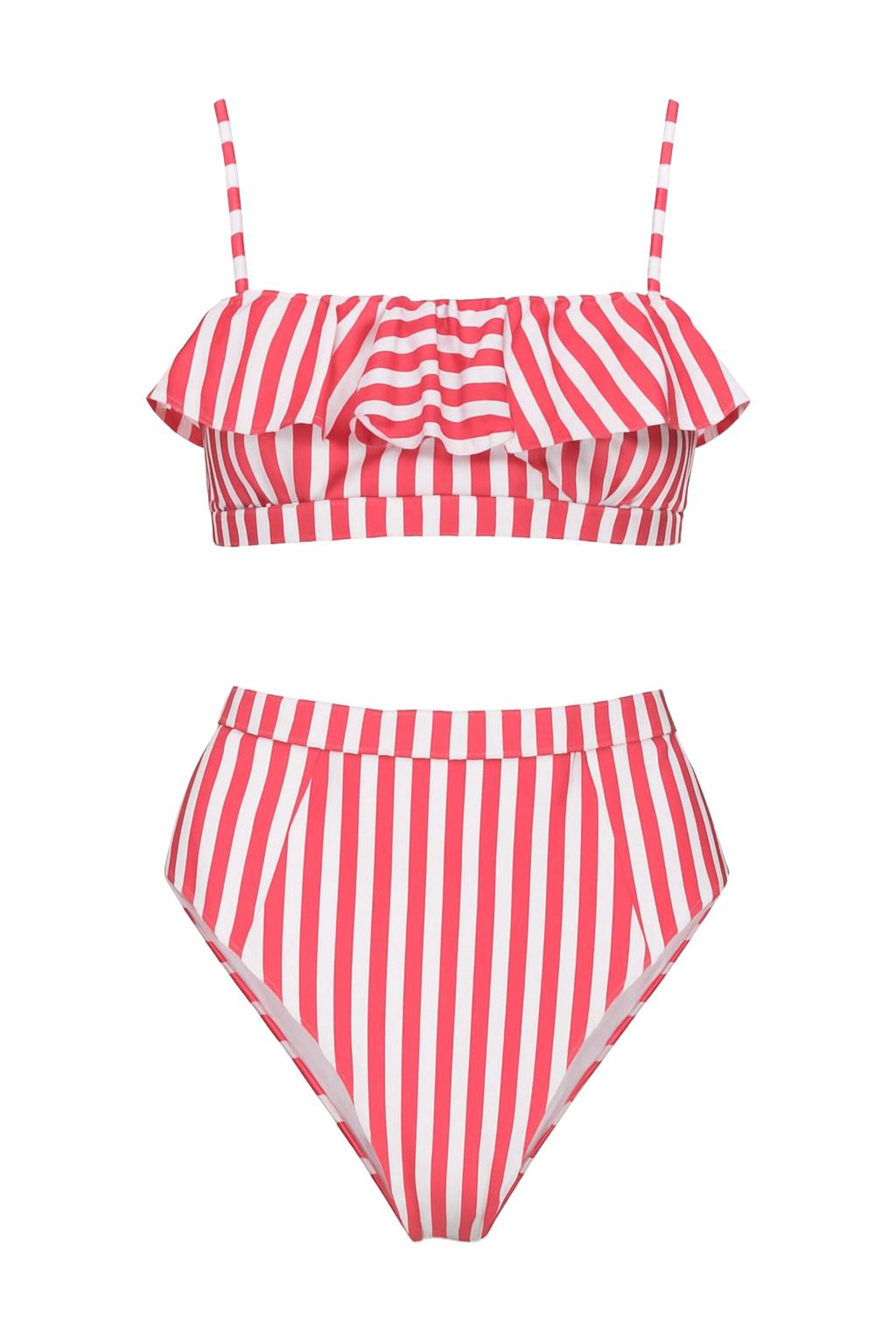 C&City Bralette Bikini in White: front