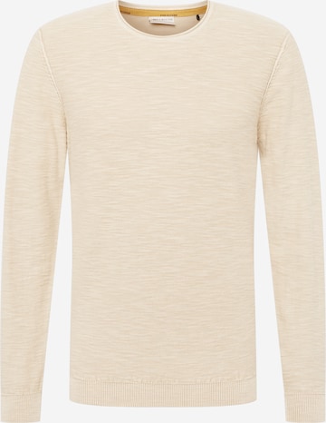 Pull-over No Excess en beige : devant