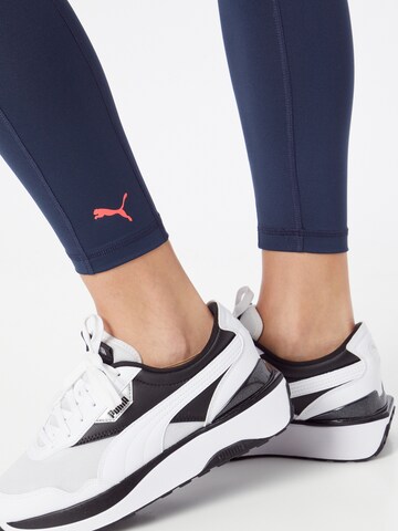 PUMA Skinny Sportovní kalhoty – modrá