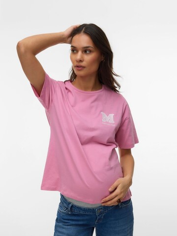 Maglietta 'MLFerida Mama' di MAMALICIOUS in rosa: frontale