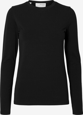 SELECTED FEMME - Camiseta en negro: frente