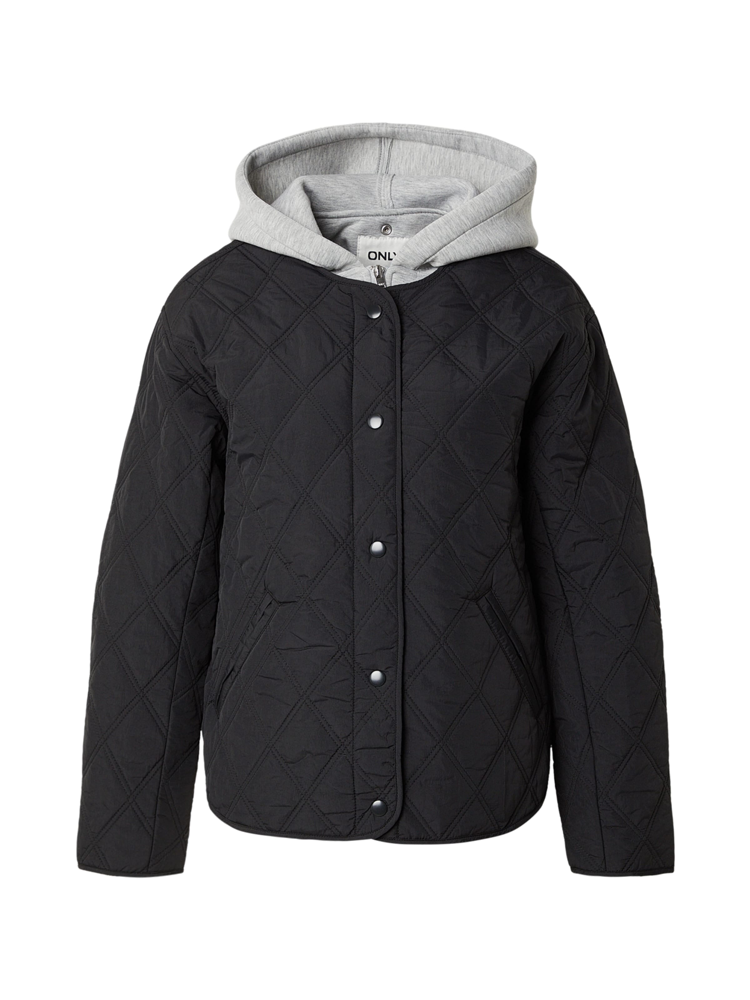 ONLY Prehodna jakna 'ONLRISSO' | črna barva: sprednja stran