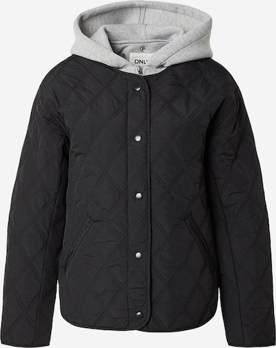 ONLY Jacke 'ONLRISSO' in hellgrau / schwarz, Produktansicht