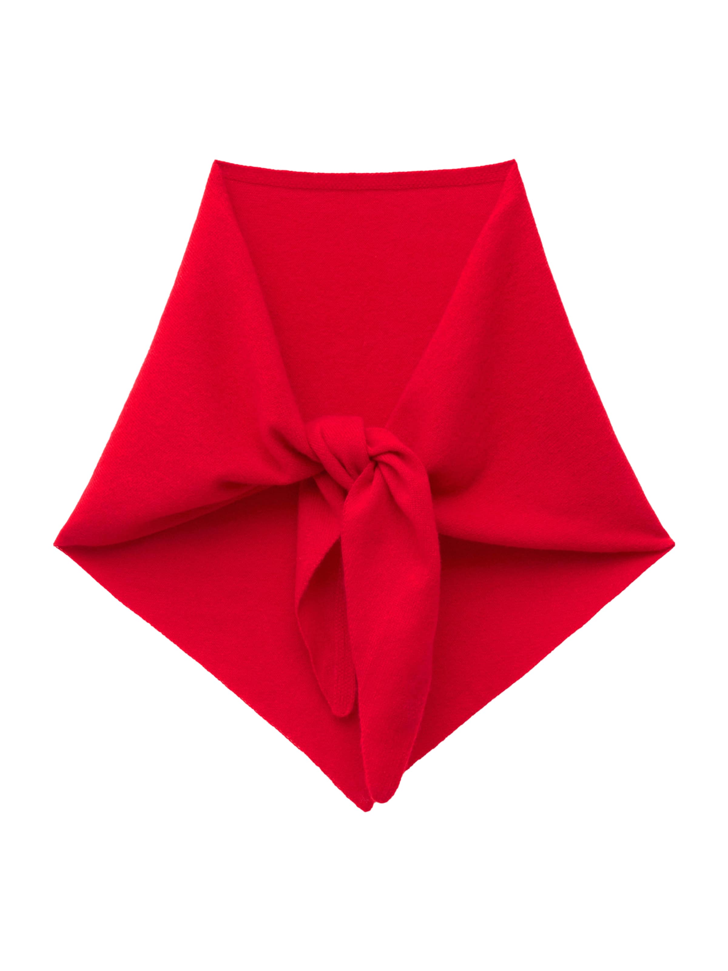 Écharpe & Other Stories en rouge : devant