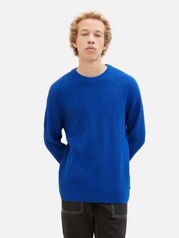 TOM TAILOR DENIM Sweater in Blue