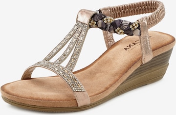 LASCANA Sandal i beige: framsida