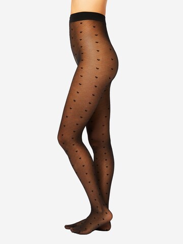 ETAM Fine Tights in Black: front