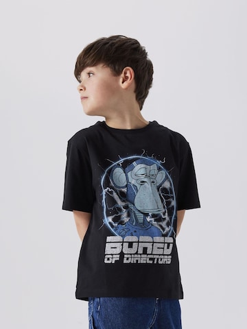 NAME IT Shirt 'Bored Ape' in Black: front