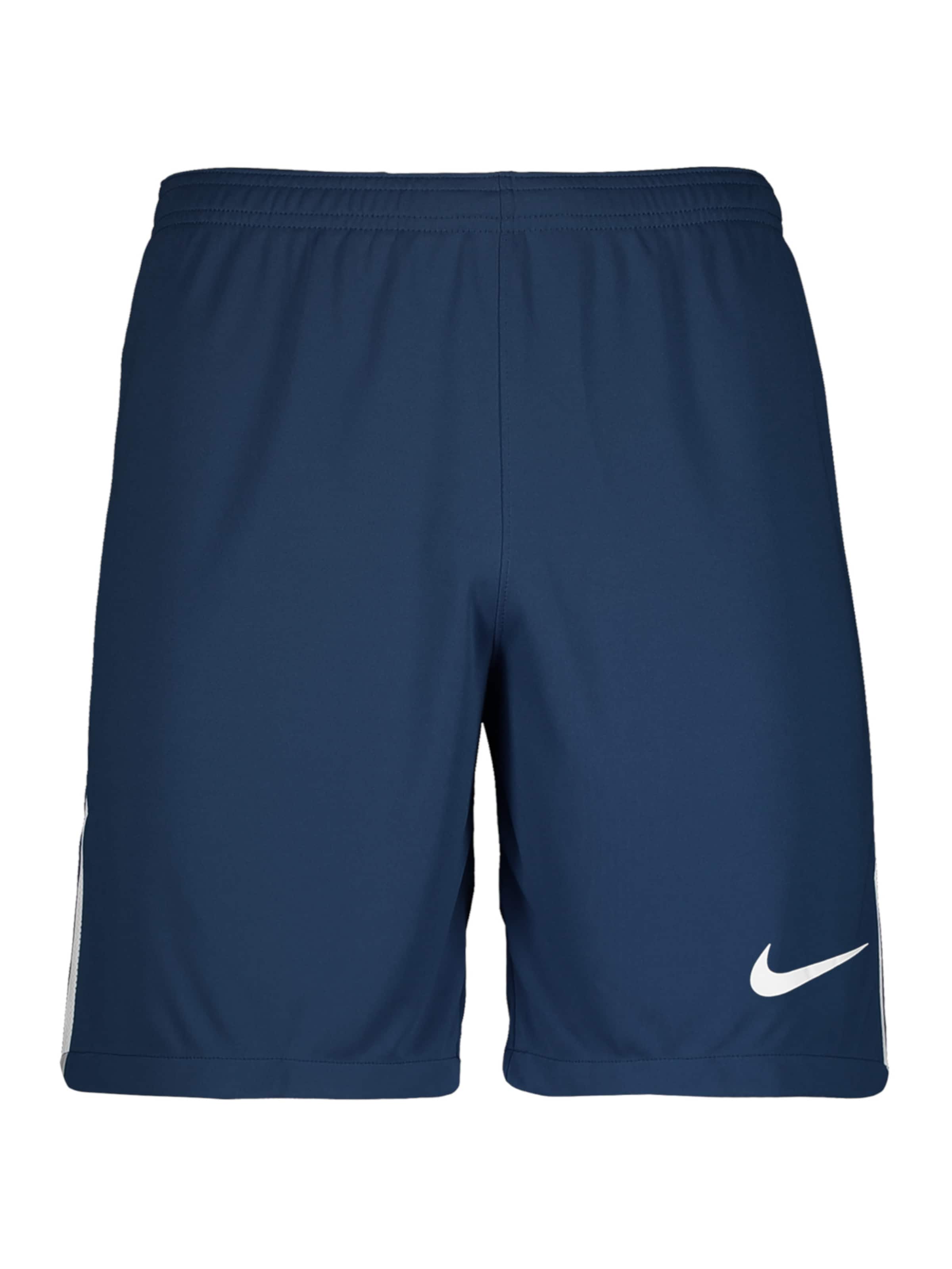 NIKE Workout Pants 'League' in Blue: front