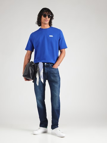 mėlyna Karl Lagerfeld Megztinis be užsegimo