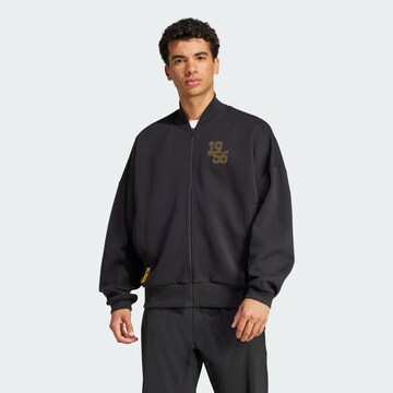 ADIDAS PERFORMANCE Sports sweat jacket 'Real Madrid' in Black: front