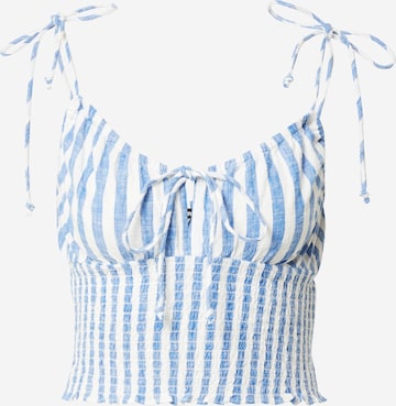 Gina Tricot - Top 'Moa' em azul: frente