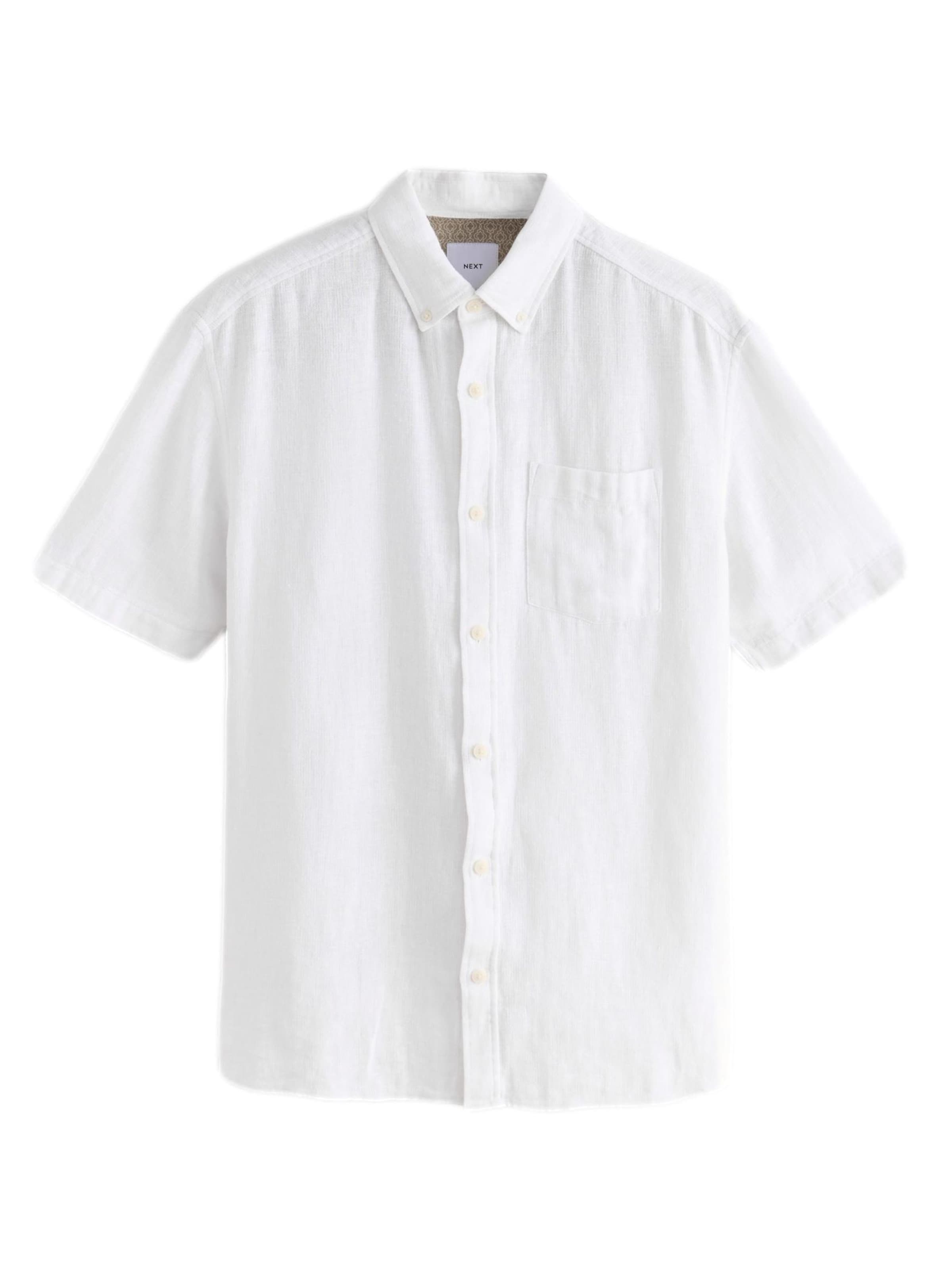 Next Rovný strih Košeľa - Biela: predná strana