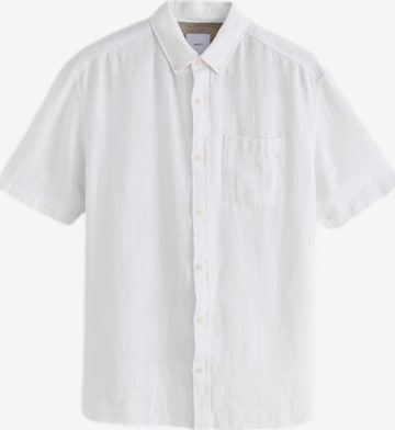 NextRegular Fit Košulja - bijela boja: prednji dio