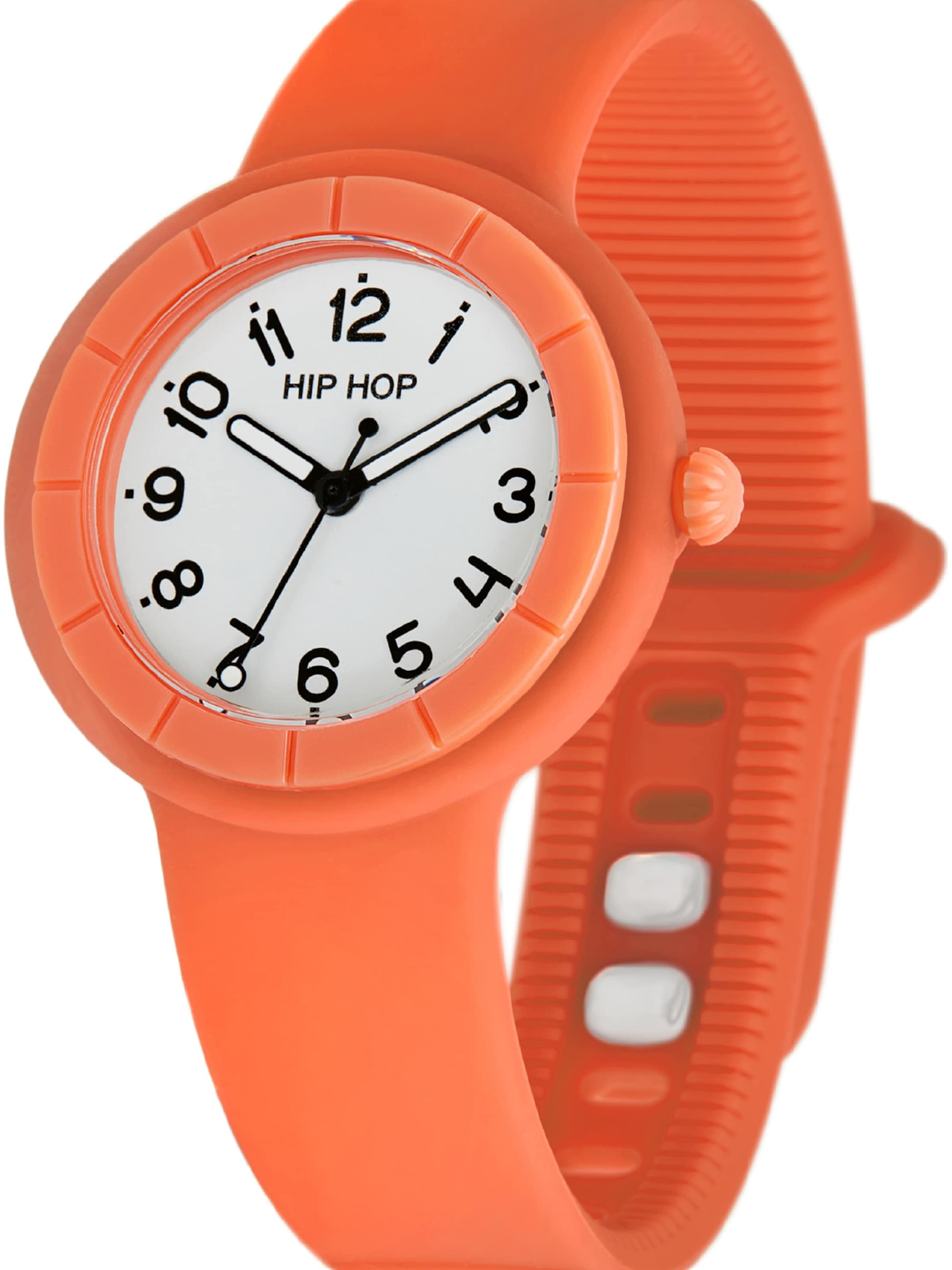 Hip Hop Analog Watch in Orange