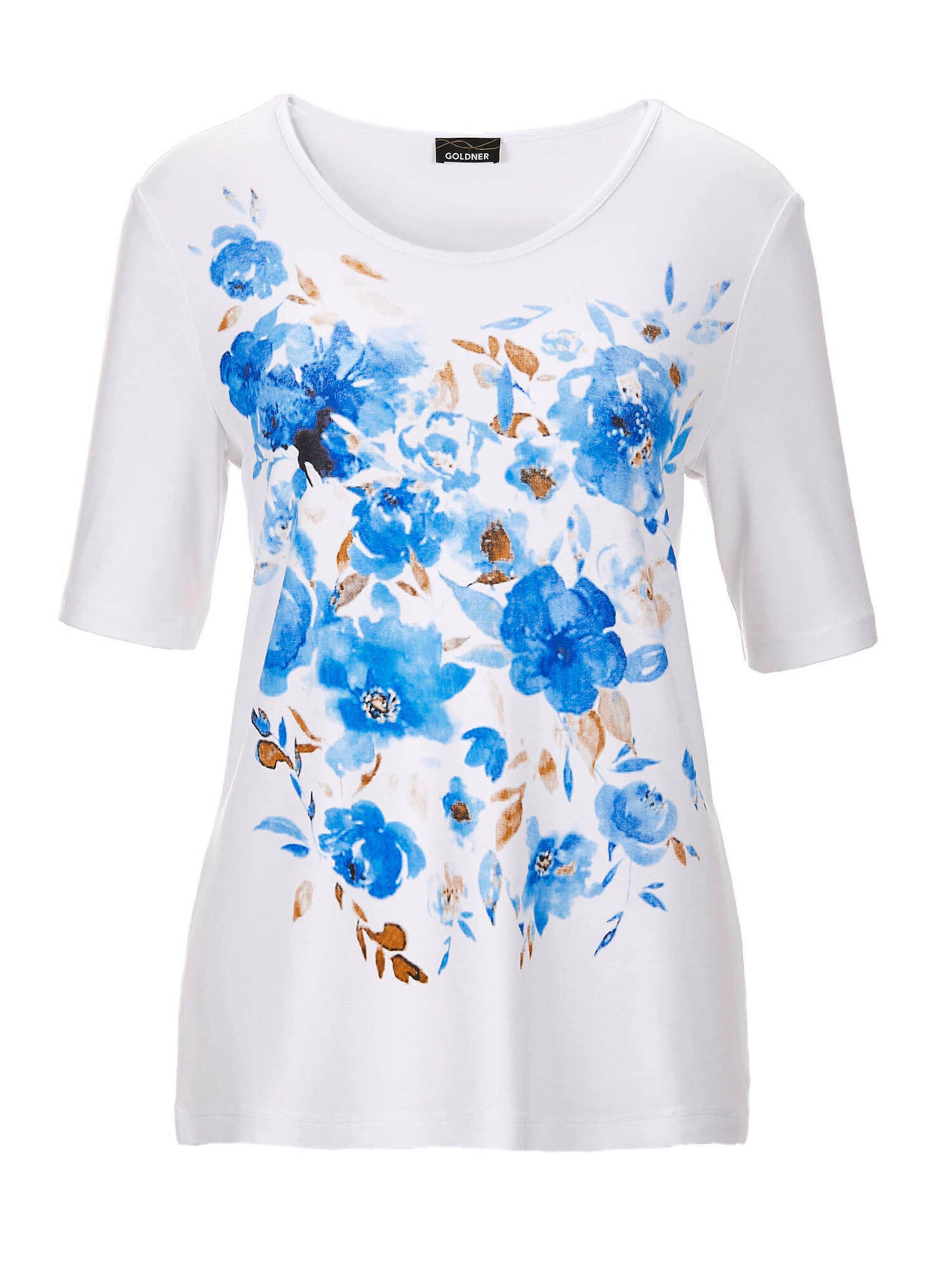 Goldner Shirt in Blauw: voorkant