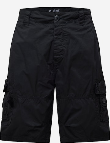 Brandit Cargo trousers in Black: front