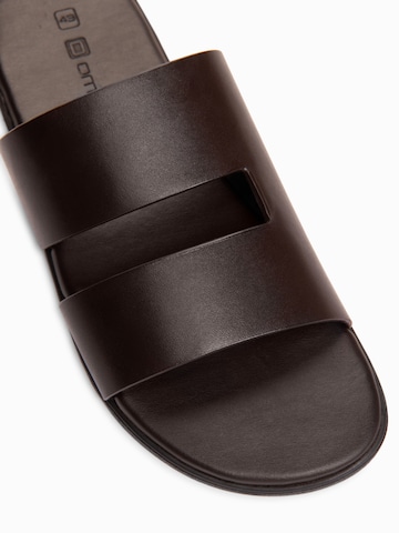 Ombre Pantolette‌‌‌‌‌‌‌‌‌‌ in Braun