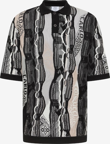 Carlo Colucci Shirt 'Erhard' in Schwarz: Vorderseite