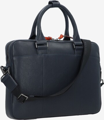 Braun Büffel Document Bag 'Novara ' in Blue