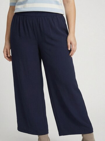 Wide Leg Pantalon 'Marou' Guido Maria Kretschmer Curvy en bleu