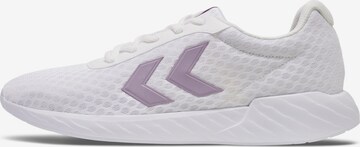 Hummel - Zapatillas deportivas bajas en blanco: frente