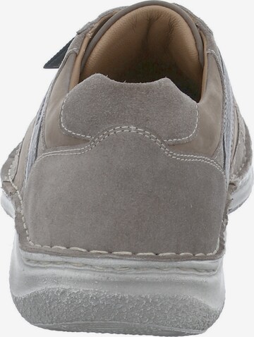JOSEF SEIBEL Athletic Lace-Up Shoes 'Anvers' in Grey